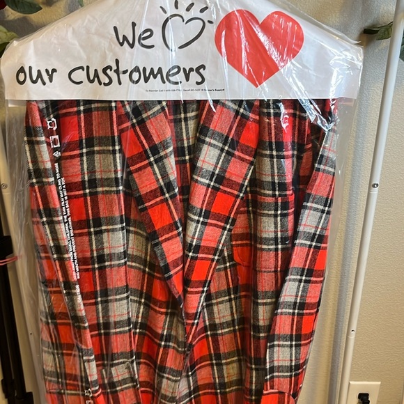 Vintage ❗️st. Moritz robe red plaid men’s robe medium 50/50 orlon acrylic/wool - Picture 4 of 9